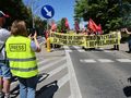 Protest pracowników Dino