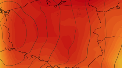 Anomalia temperatury na poziomie ciśnienia 850 hPa 05.06