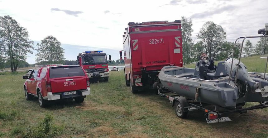 Tragiczny finał poszukiwań wędkarza w miejscowości Pasym
