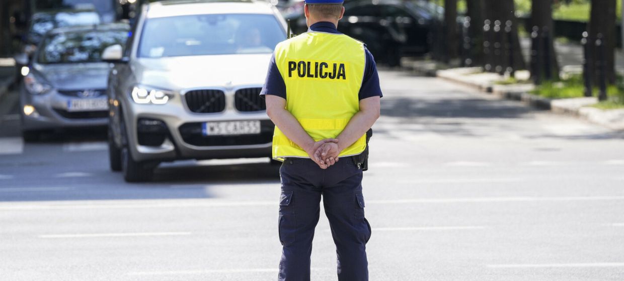 Kontrola policji - materiał poglądowy