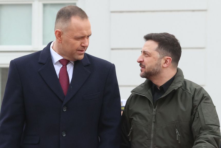 12.2025, Wizyta prezydenta Ukrainy Wolodymyra Zelenskiego w Polsce