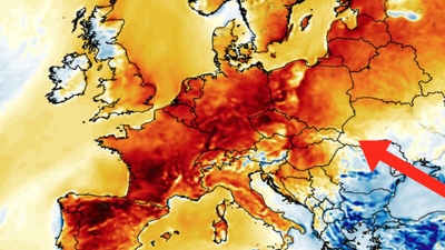 Anomalia temperatury mierzona na wysokości 2 m nad powierzchnią gruntu 16.06
