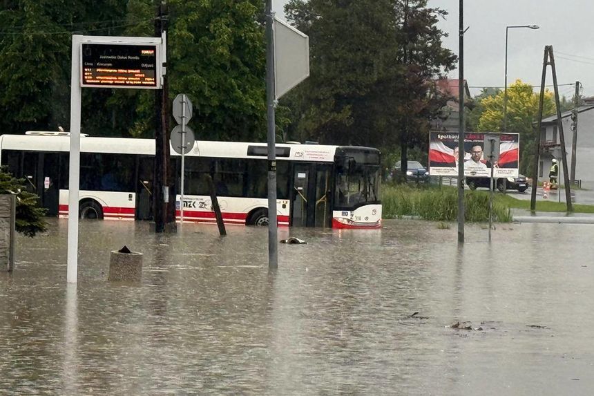Ulewa w Jastrzębiu-Zdroju