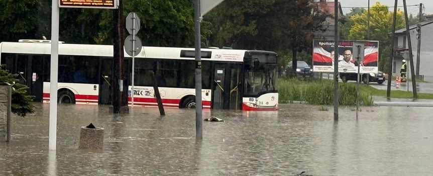 Ulewa w Jastrzębiu-Zdroju