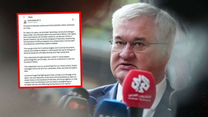 Szef MSZ Ukrainy Andrij Sybiha