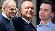 Tusk, Nawrocki i Bosak