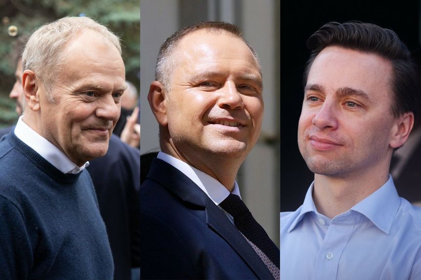 Tusk, Nawrocki i Bosak
