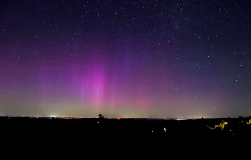 Zorza polarna nad Polską