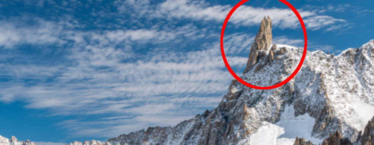 Alpy. Polak trafiony piorunem na Mont Blanc