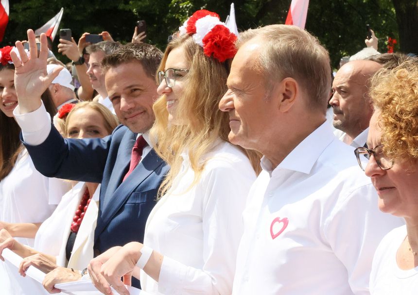 Donald Tusk podczas 