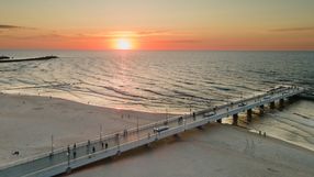 Plaża w Kołobrzegu
