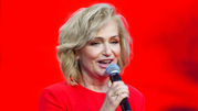 Katarzyna Żak podczas koncertu na Festiwalu w Opolu