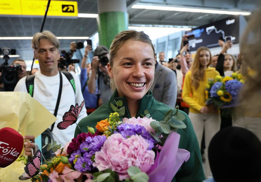 Maja Chwalińska po wylądowaniu w Polsce