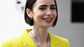 Lily Collins w Monako podczas Grand Prix