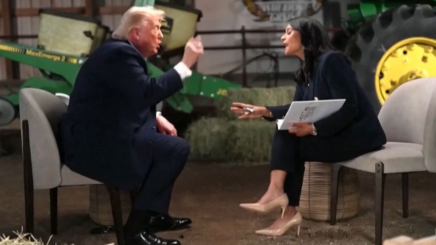 Wywiad prezydenta USA Donalda Trumpa dla stacji NBC News
