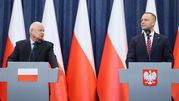 Prezes NBP Adam Glapiński i prezydent Karol Nawrocki