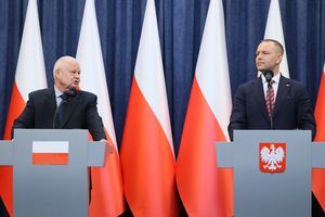 Prezes NBP Adam Glapiński i prezydent Karol Nawrocki