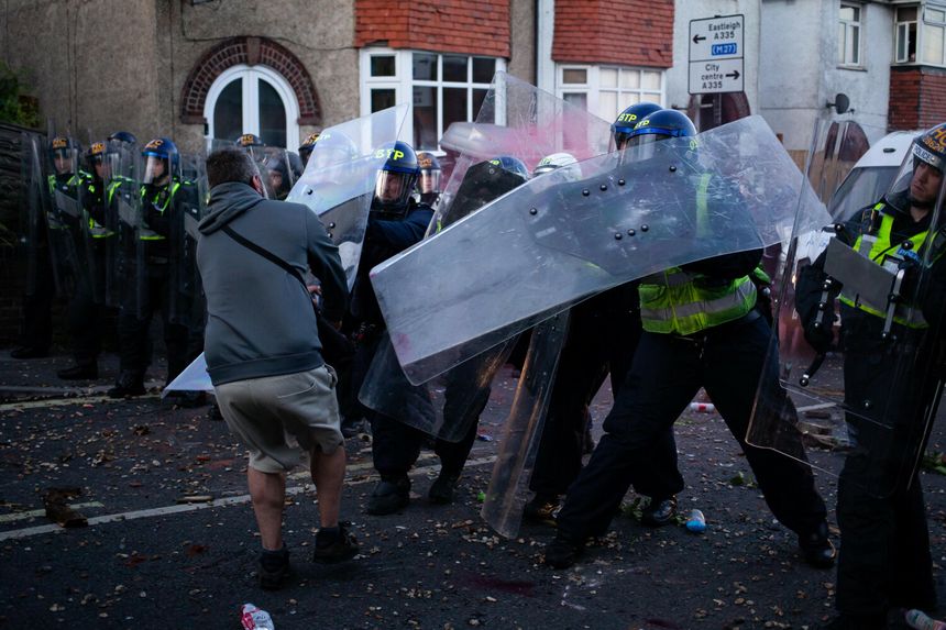 Zamieszki w Southampton po ujawnieniu nagrania