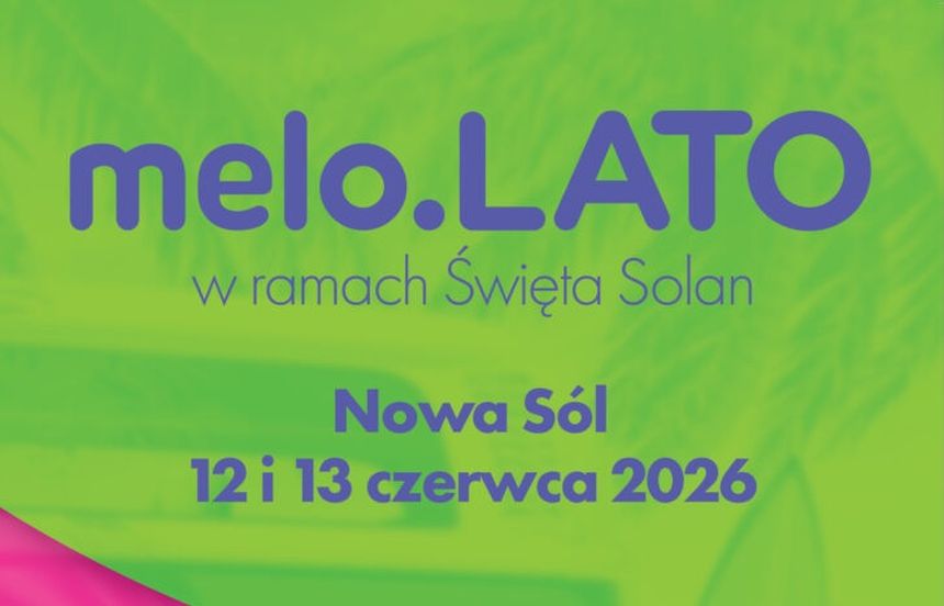plakat promujący melo.LATO