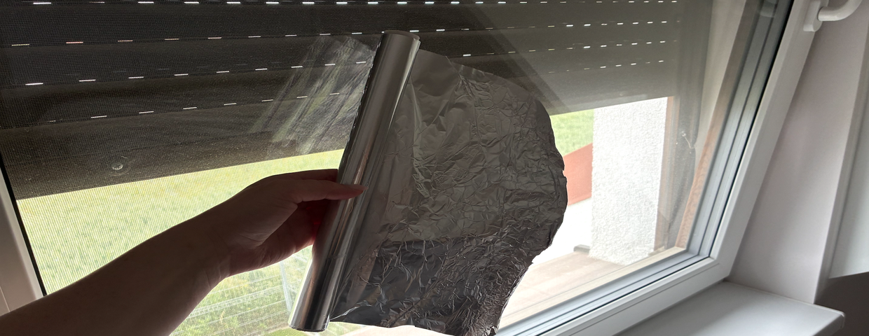 Folia aluminiowa na okno