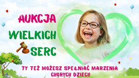 Aukcja Wielkich Serc - plakat promujący
