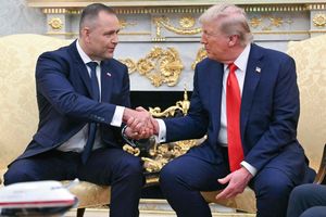Prezydent Karol Nawrocki i prezydent USA Donald Trump