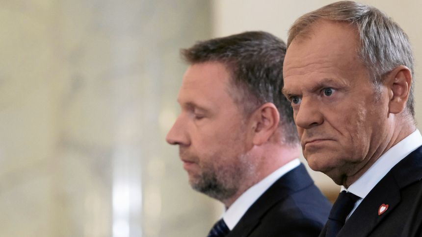 Marcin Kierwiński i Donald Tusk