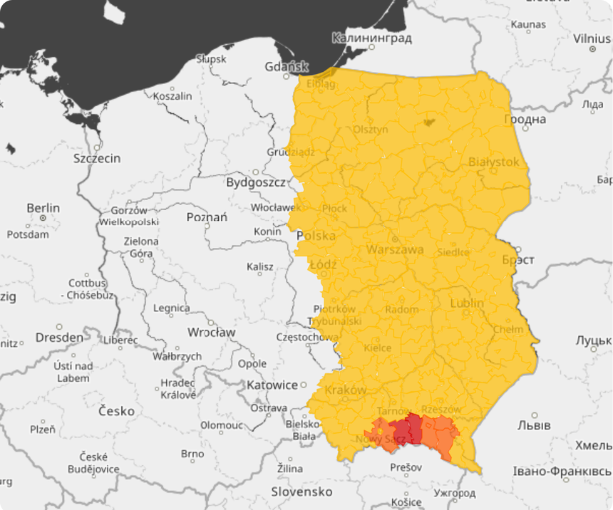 Ostrzeżenia IMGW