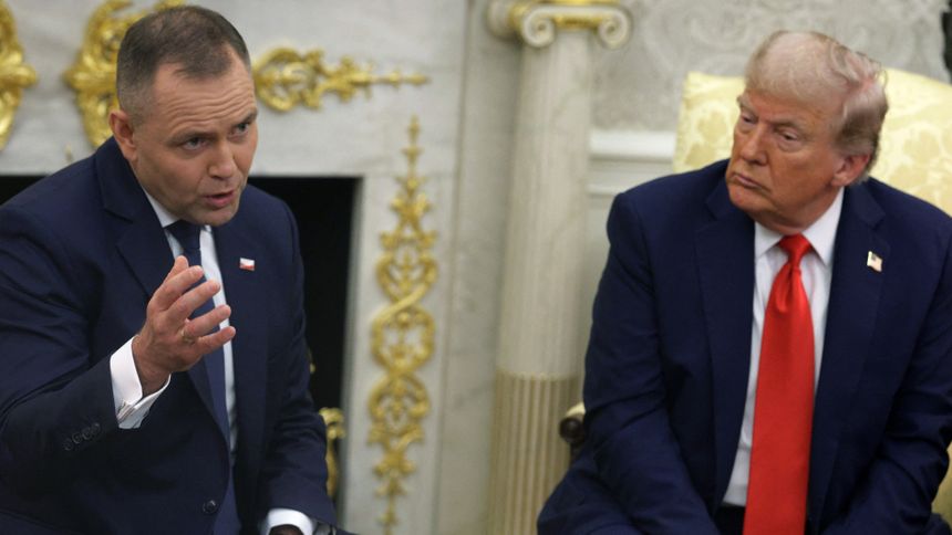 Karol Nawrocki i Donald Trump