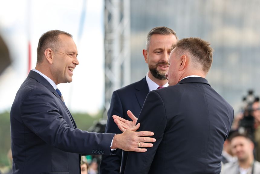Karol Nawrocki i Władysław Kosiniak-Kamysz
