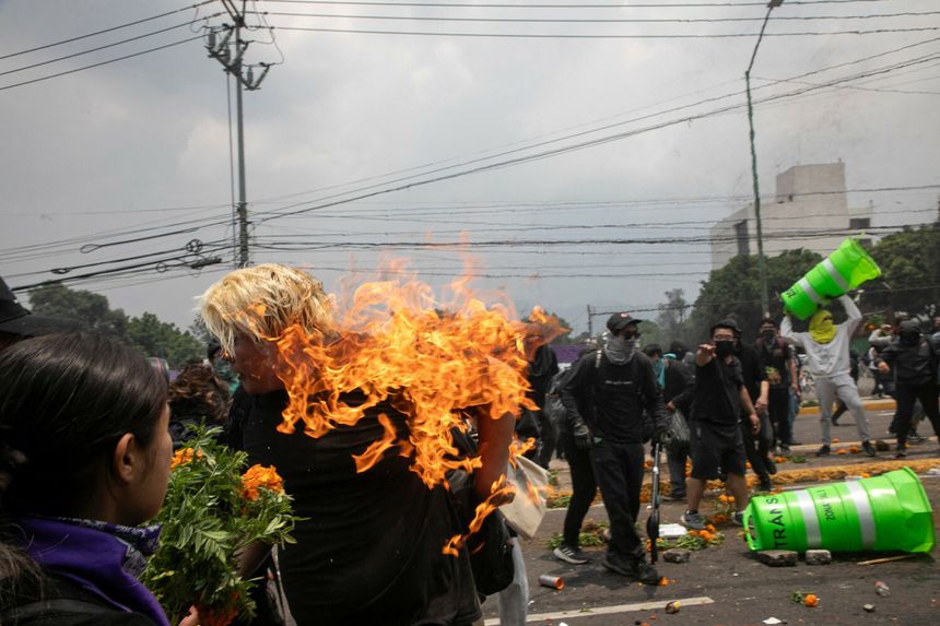 Protesty w Meksyku