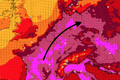 Temperatura mierzona na wysokości 2 m nad powierzchnią gruntu 21.06