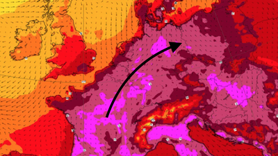 Temperatura mierzona na wysokości 2 m nad powierzchnią gruntu 21.06