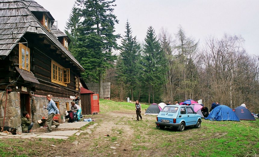 Schronisko na Magurze Małastowskiej w 2005 roku
