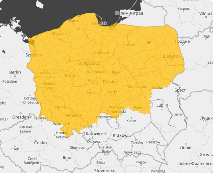 Ostrzeżenia IMGW