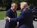 Prezydent Karol Nawrocki i prezydent USA Donald Trump