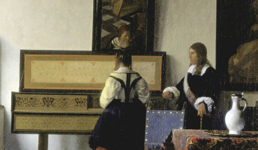 Jan Vermeer, Lekcja muzyki