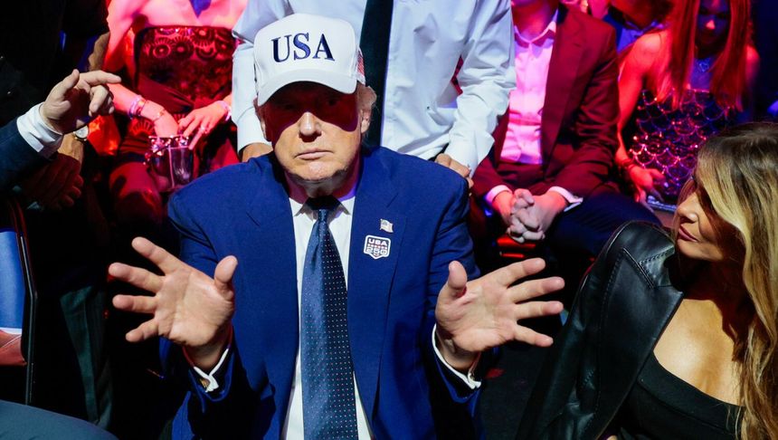 Donald Trump na 80 urodzinach