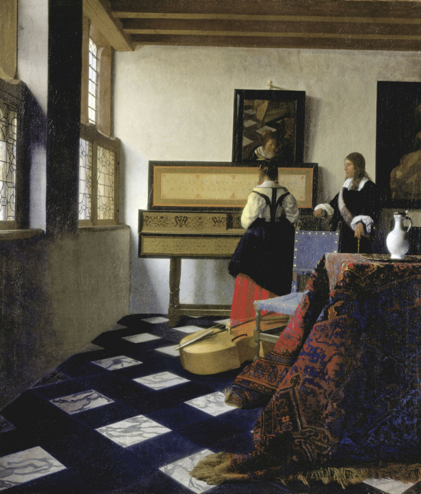 Jan Vermeer, Lekcja muzyki