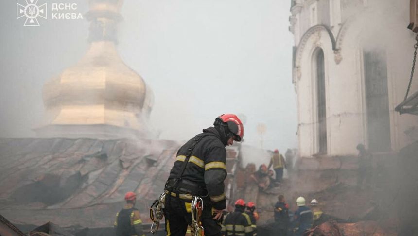 Rosjanie zaatakowali słynny obiekt sakralny w Kijowie 