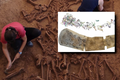 Odkrycie archeologiczne na Słowacji, szkielety bez głów