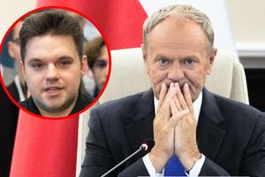 Premier Donald Tusk. Radny KO Dawid Kacprzyk