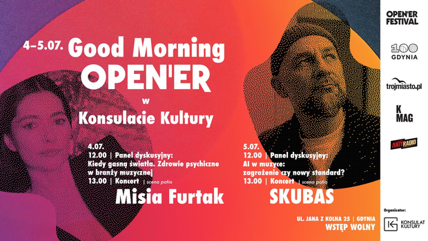 Wraca cykl Good Morning Open’er 