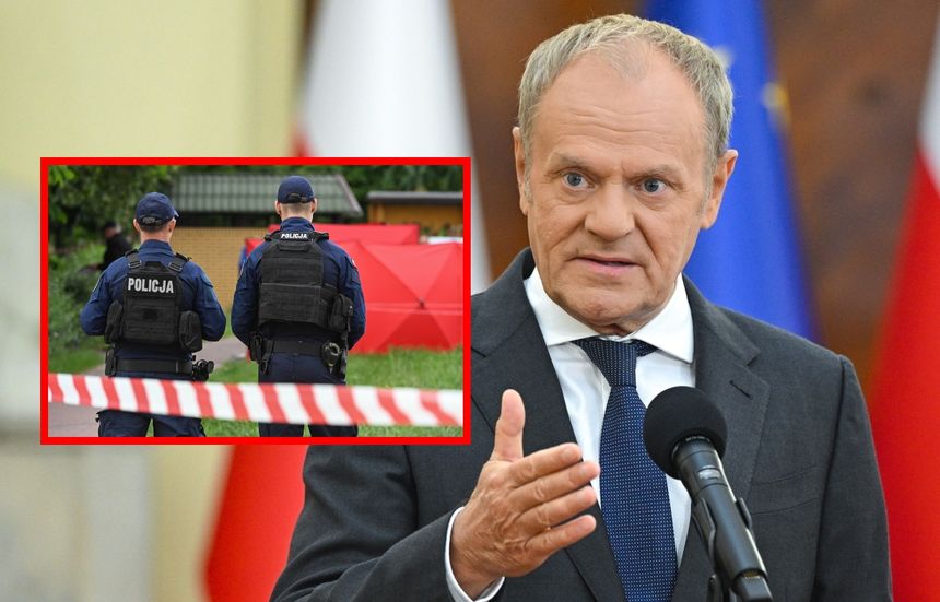Donald Tusk o zabójstwie w Białej Podlaskiej