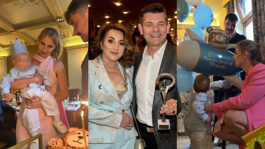 Daniel Martyniuk z Faustyną świętują roczek syna. Zenka i Danuty zabrakło