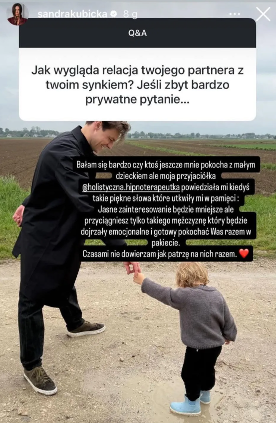 Tak nowy partner Sandry Kubickiej dogaduje się z synem Barona