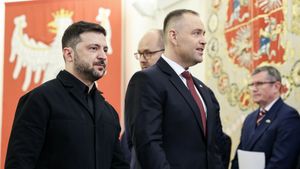 Zełenski i Nawrocki 