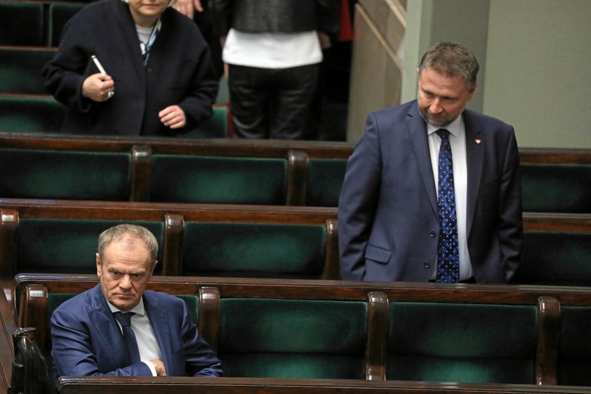 Marcin Kierwiński i Donald Tusk