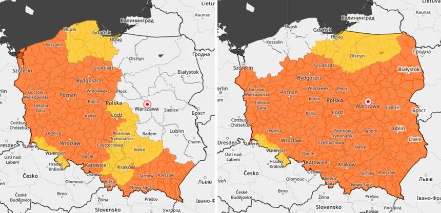 prognoza upałów w weekend