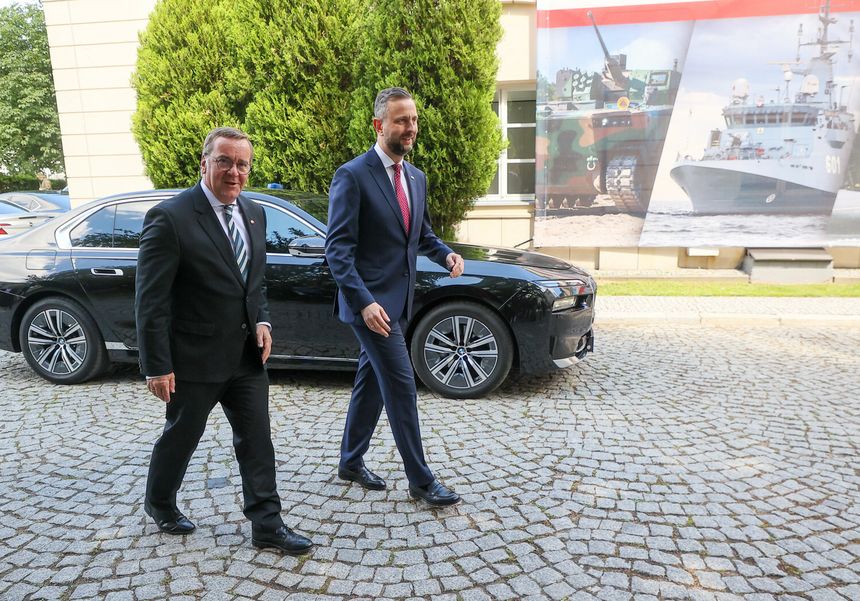 Boris Pistorius i Władysław Kosiniak-Kamysz